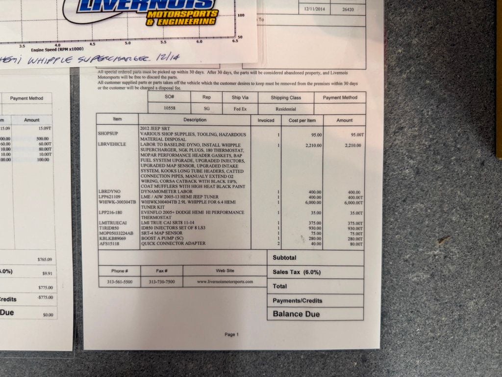 2012 Jeep Grand Cherokee Livernois Motorsports Built - 22997745 - 63