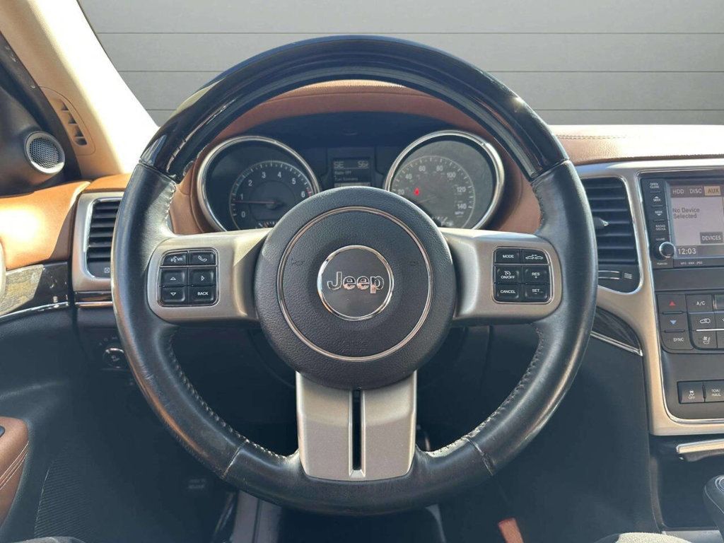 2012 Jeep Grand Cherokee Overland 4x4 4dr SUV - 22936473 - 24