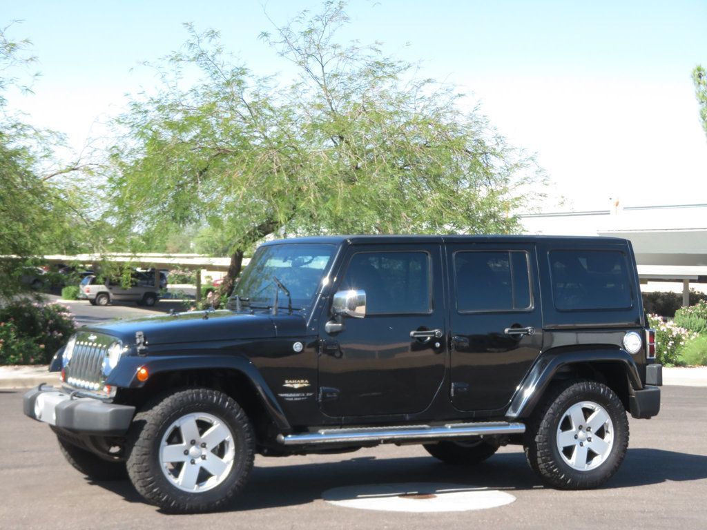 2012 Jeep Wrangler Unlimited 1OWNER AZ JEEP WRANGLER 4DR HARTOP SAHARA EXTRA CLEAN - 22932904 - 0