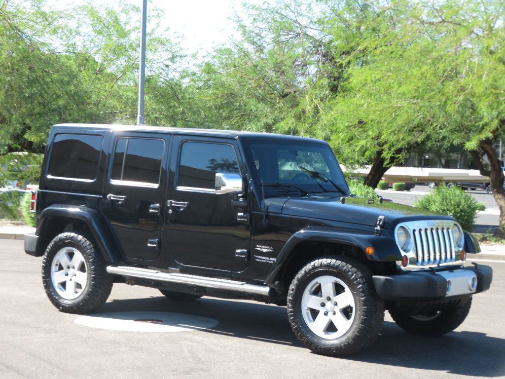 2012 Jeep Wrangler Unlimited 1OWNER AZ JEEP WRANGLER 4DR HARTOP SAHARA EXTRA CLEAN - 22932904 - 3