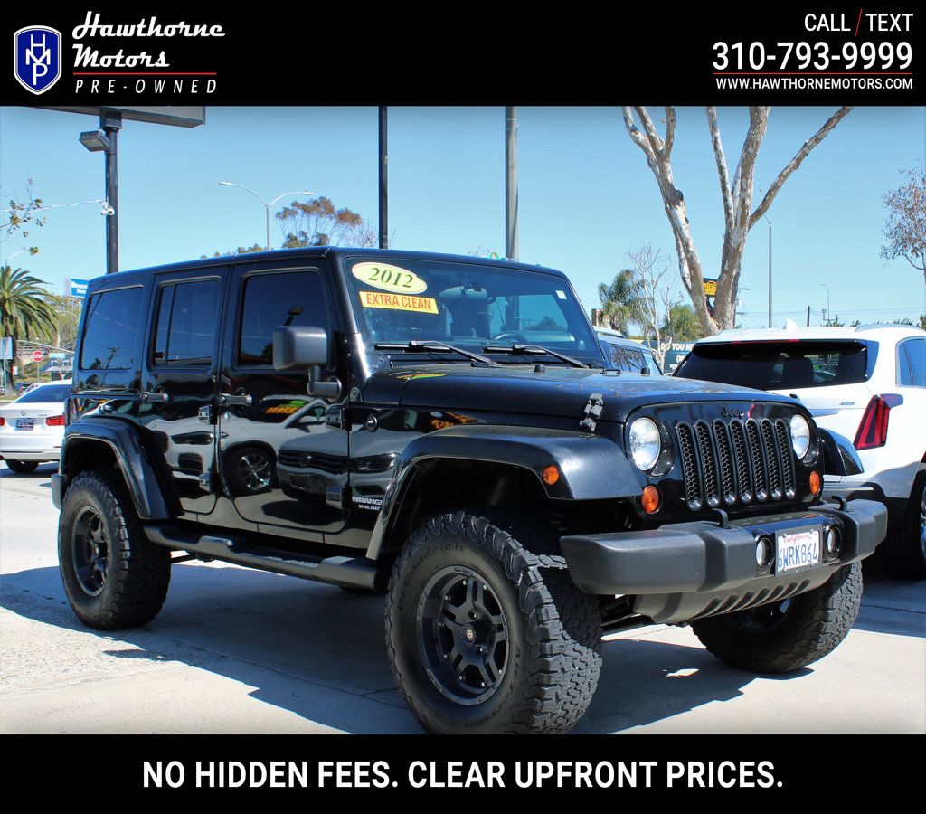 2012 Jeep Wrangler Unlimited Jeep Wrangler Sahara Altitude Limited 4WD - 22986404 - 0