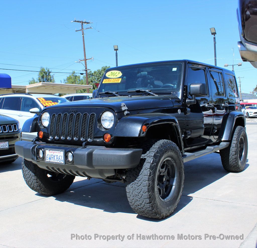 2012 Jeep Wrangler Unlimited Jeep Wrangler Sahara Altitude Limited 4WD - 22986404 - 1