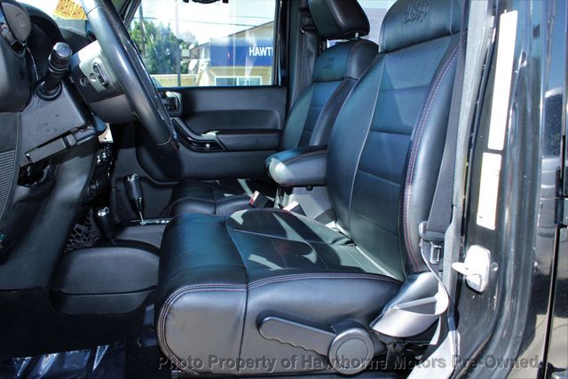 2012 Jeep Wrangler Unlimited Jeep Wrangler Sahara Altitude Limited 4WD - 22986404 - 8