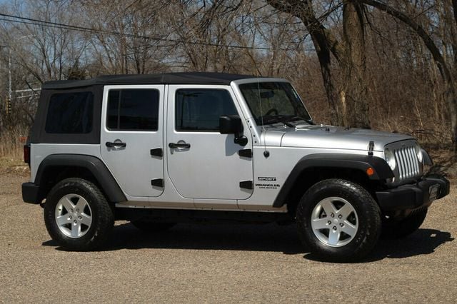 2012 Jeep Wrangler Unlimited ONE OWNER 4WD SPORT UNLIMITED 3.6L W/ MANUAL TRANSMISSION - 23004222 - 0