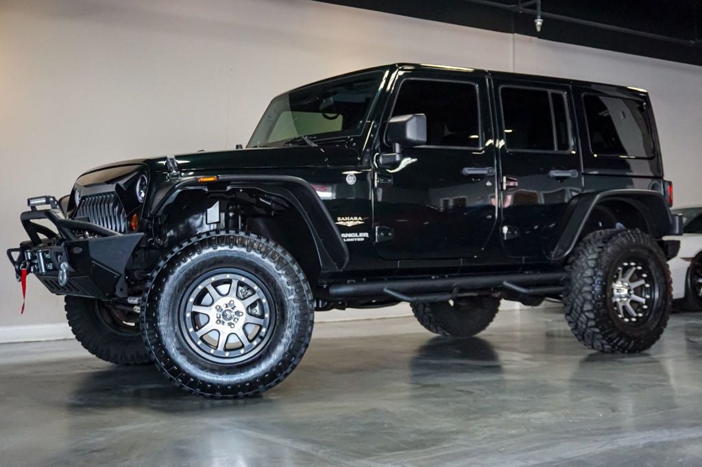 2012 Jeep Wrangler Unlimited *Sahara* *Lifted/Wheels* *Winch* *Only 24k Miles* - 22959956 - 96