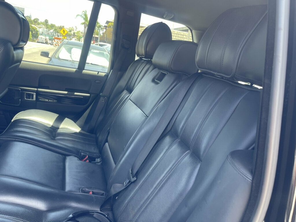 2012 Land Rover Range Rover 4WD 4dr SC - 23068539 - 21