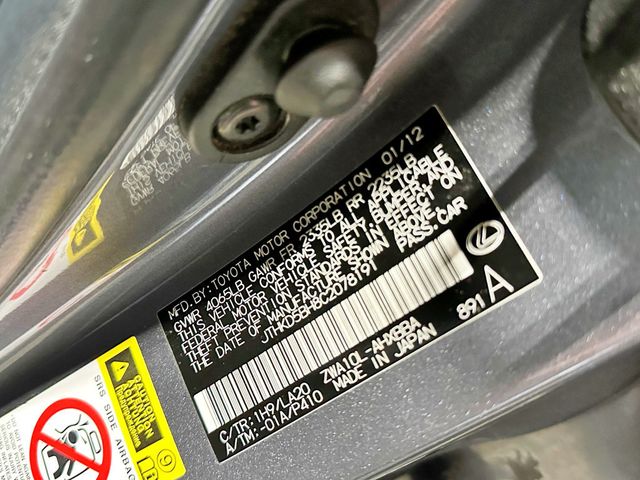 2012 Lexus CT 200h FWD 4dr Hybrid Premium - 23031449 - 43