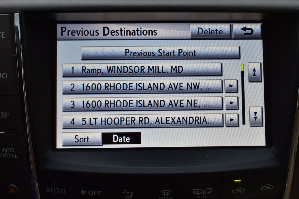 2012 Lexus IS 250 4dr Sport Sedan Automatic AWD - 22999680 - 56