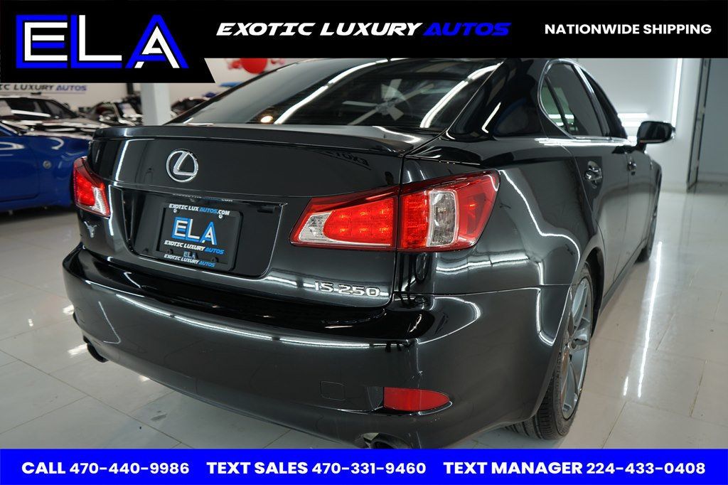 2012 Lexus IS 250 F SPORT! F SPORT! WOW CLEAN! ONE OWNER SINCE NEW! NAVIGATION - 22770059 - 11