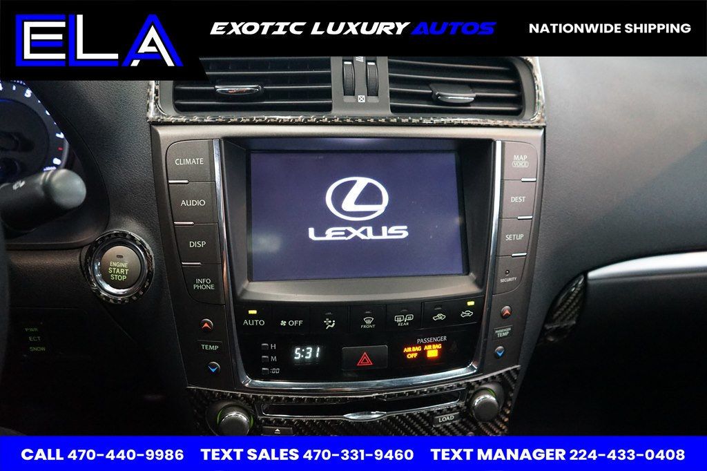 2012 Lexus IS 250 F SPORT! F SPORT! WOW CLEAN! ONE OWNER SINCE NEW! NAVIGATION - 22770059 - 35