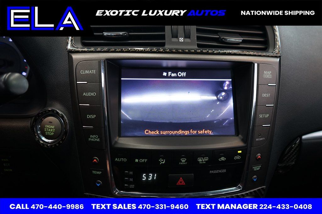 2012 Lexus IS 250 F SPORT! F SPORT! WOW CLEAN! ONE OWNER SINCE NEW! NAVIGATION - 22770059 - 37