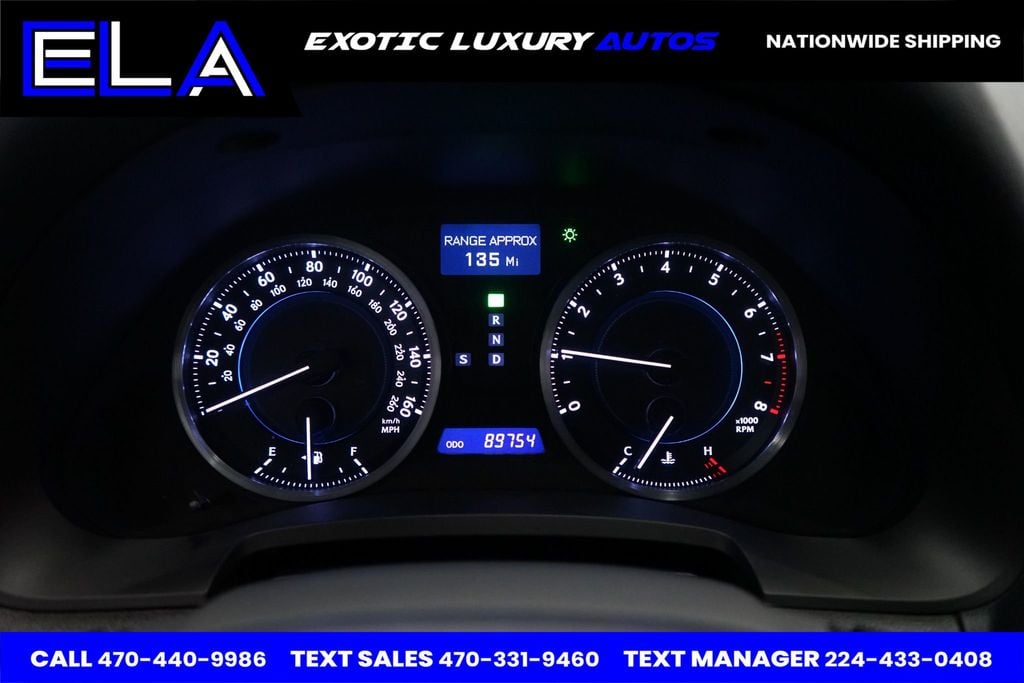 2012 Lexus IS 350 F SPORT! SUPER RARE! 3.5L V6! NAVIGATION GRAY PERAL - 22466449 - 35