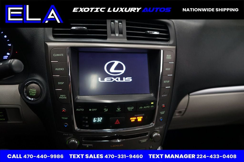 2012 Lexus IS 350 YOU WONT FIND ONE CLEANER! WOW! ONE OWNER SINCE NEW! NAVIGAITON! - 22677880 - 33