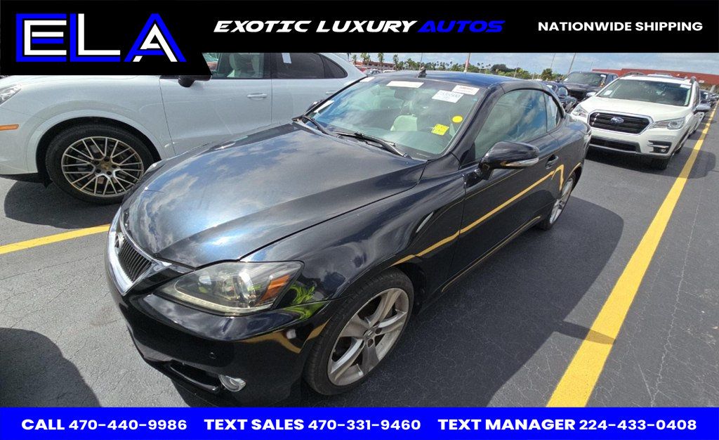 2012 Lexus IS 350C NAVIGATION! REAR CAMERA! 3.5 V6! HARDTOP CONVERTIBLE - 22931692 - 0