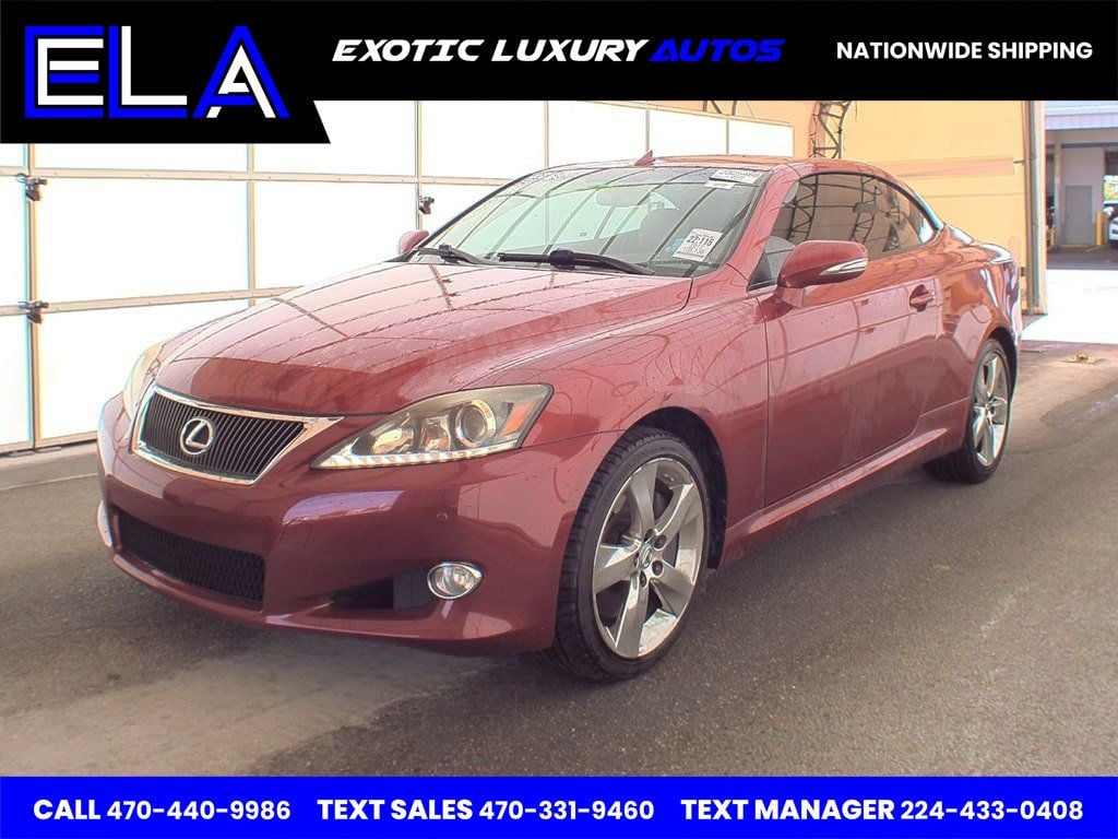 2012 Lexus IS 350C VERY CLEAN RED MICA! CLEAN CARFAX! CLEAN ! NAVIGATION! RIGHT ONE - 22668656 - 0