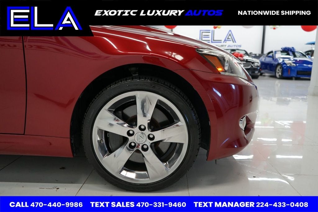 2012 Lexus IS 350C VERY CLEAN RED MICA! CLEAN CARFAX! CLEAN ! NAVIGATION! RIGHT ONE - 22668656 - 16