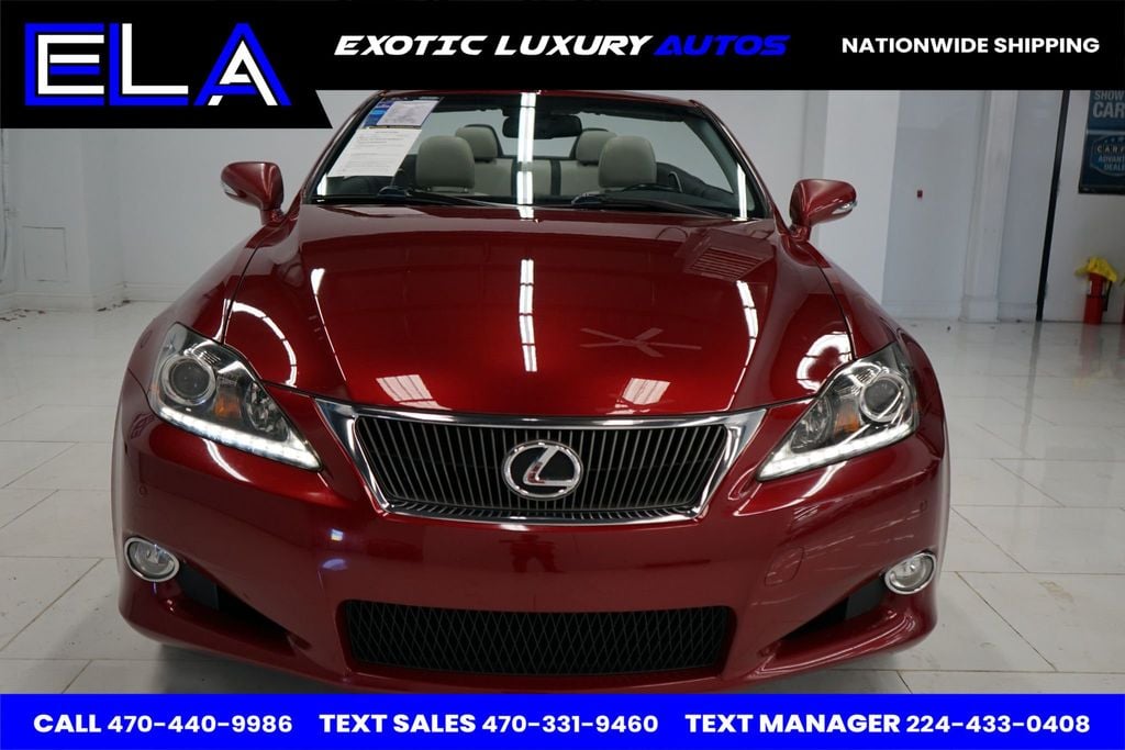 2012 Lexus IS 350C VERY CLEAN RED MICA! CLEAN CARFAX! CLEAN ! NAVIGATION! RIGHT ONE - 22668656 - 19