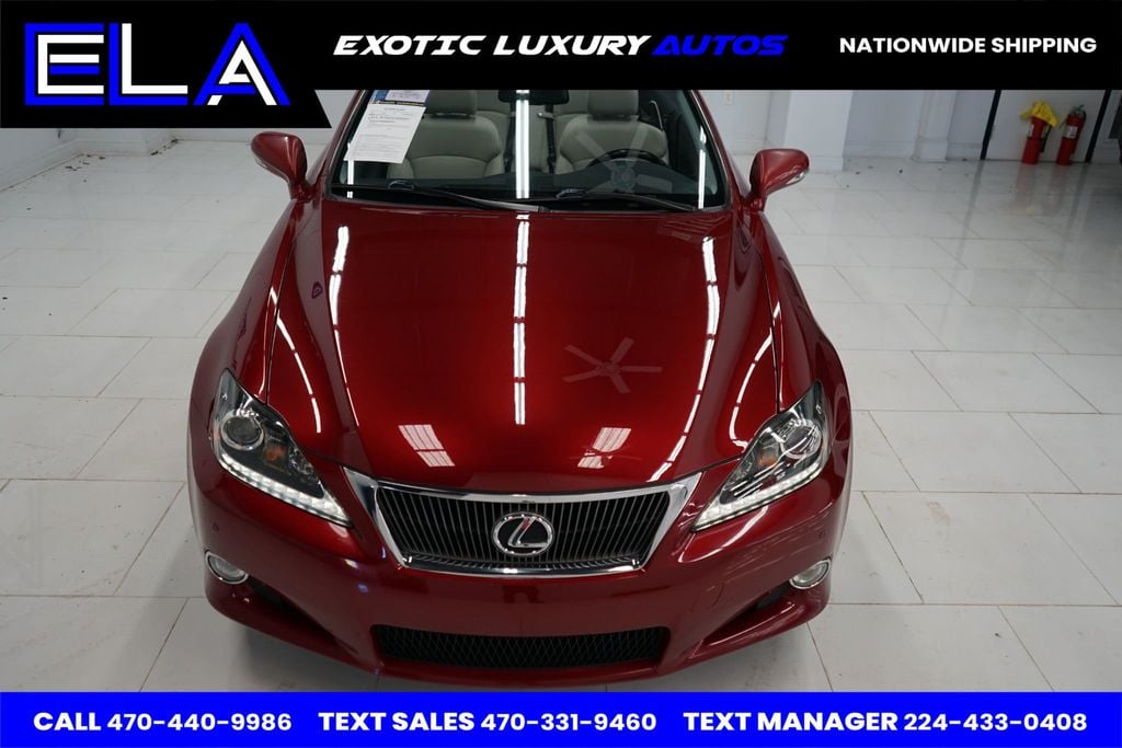 2012 Lexus IS 350C VERY CLEAN RED MICA! CLEAN CARFAX! CLEAN ! NAVIGATION! RIGHT ONE - 22668656 - 20