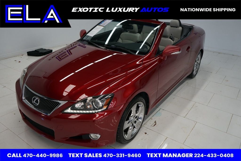 2012 Lexus IS 350C VERY CLEAN RED MICA! CLEAN CARFAX! CLEAN ! NAVIGATION! RIGHT ONE - 22668656 - 21