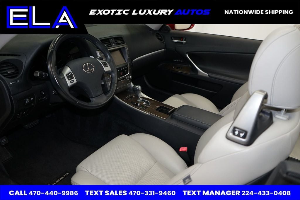 2012 Lexus IS 350C VERY CLEAN RED MICA! CLEAN CARFAX! CLEAN ! NAVIGATION! RIGHT ONE - 22668656 - 25