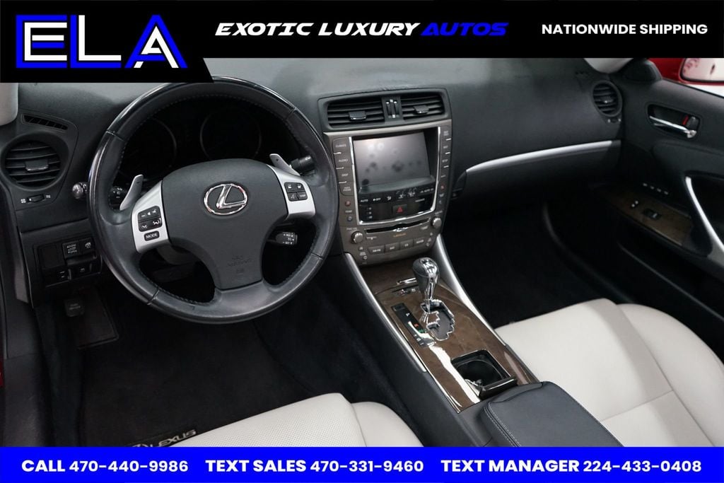 2012 Lexus IS 350C VERY CLEAN RED MICA! CLEAN CARFAX! CLEAN ! NAVIGATION! RIGHT ONE - 22668656 - 26