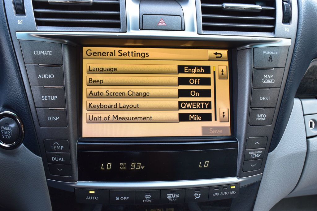 2012 Lexus LS 460 4dr Sedan RWD - 23095326 - 39