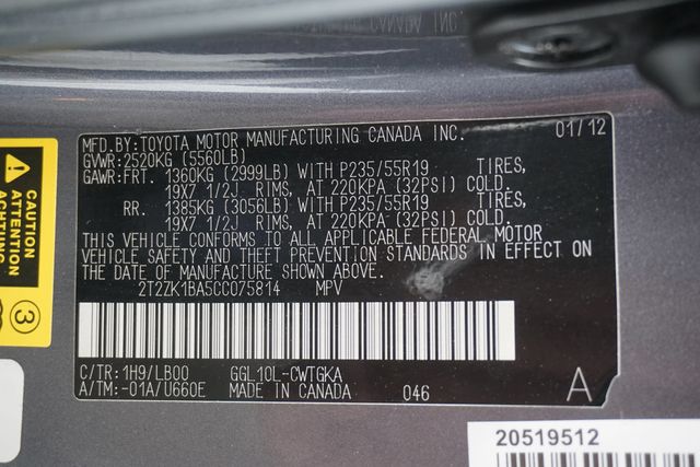 2012 Lexus RX 350 FWD 4dr - 22987338 - 34