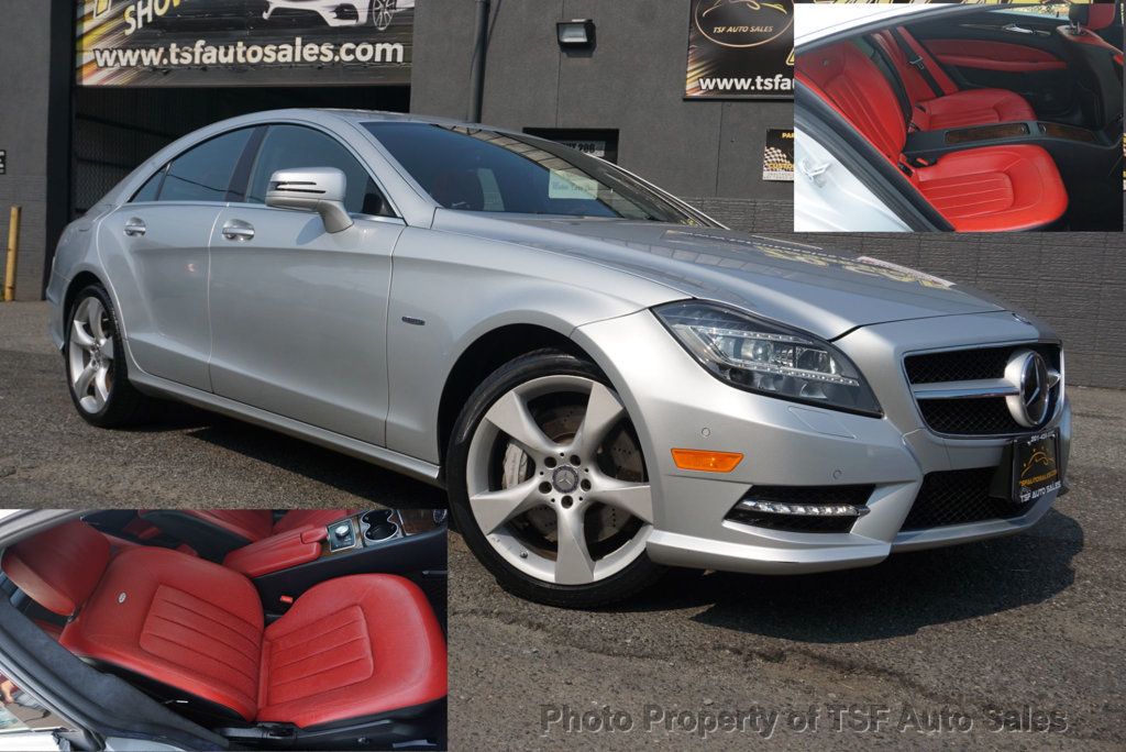 2012 Mercedes-Benz CLS 4dr Sedan CLS 550 4MATIC RED LEATHER DRIVER ASSIST PKG LOW MILES - 22583023 - 0