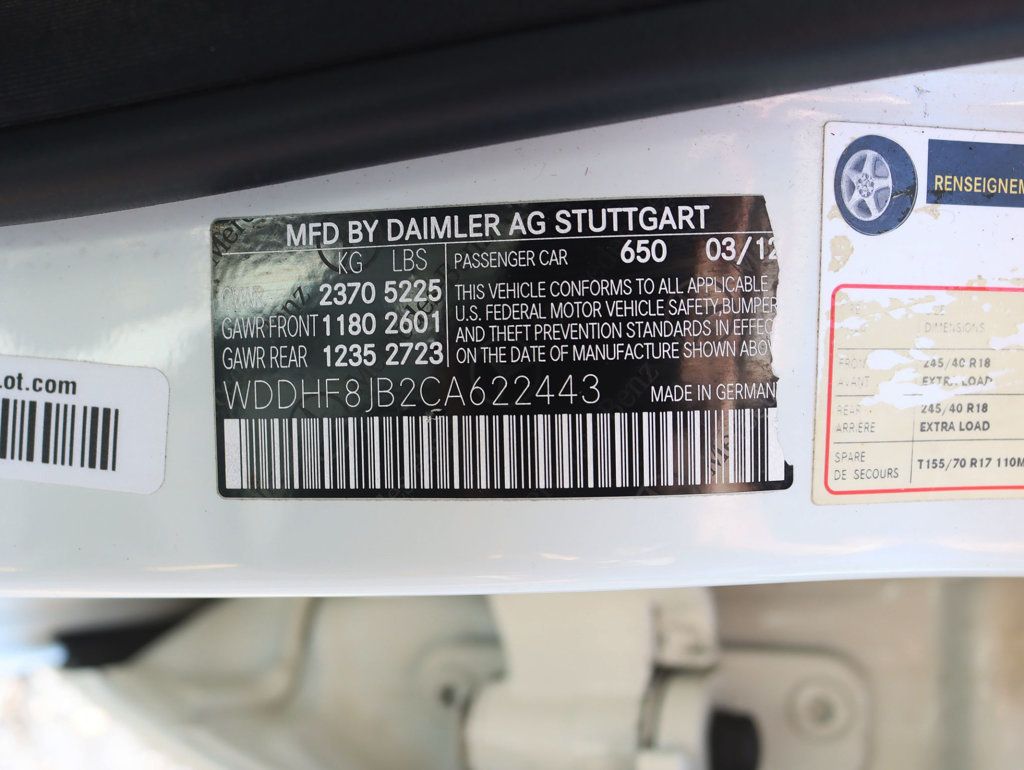 2012 Mercedes-Benz E-Class E350 4MATIC PREMIUM 2 / PANORAMA SUNROOF SEDAN - 23076122 - 35