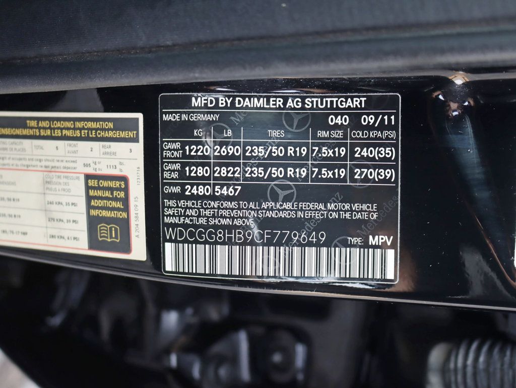 2012 Mercedes-Benz GLK GLK350 4MATIC - 22933836 - 27
