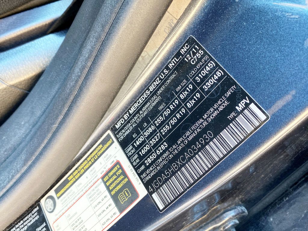 2012 Mercedes-Benz M-Class 4MATIC 4dr ML 350 - 23000106 - 16