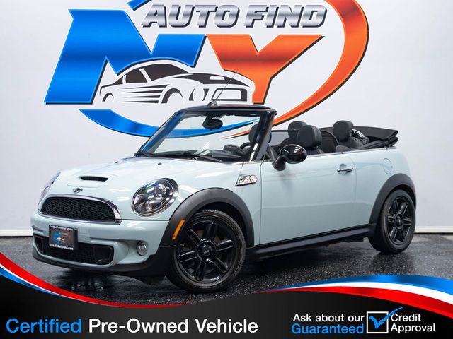 2012 MINI Cooper S Convertible ICE BLUE, CLEAN CARFAX, CONVERTIBLE, 6-SPD MANUAL, HEATED SEATS - 22668073 - 0