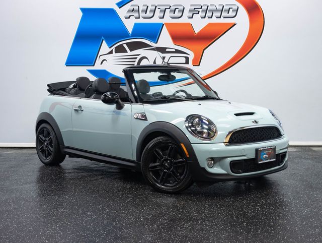 2012 MINI Cooper S Convertible ICE BLUE, CLEAN CARFAX, CONVERTIBLE, 6-SPD MANUAL, HEATED SEATS - 22668073 - 2