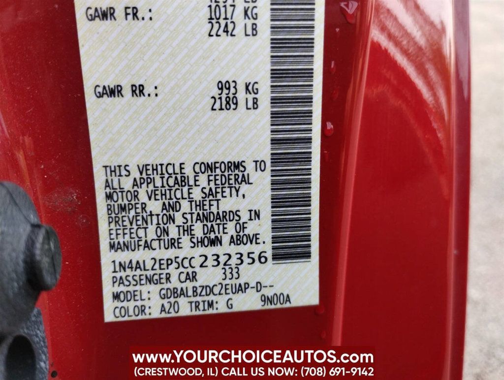 2012 Nissan Altima 2dr Coupe I4 CVT 2.5 S - 22894772 - 28