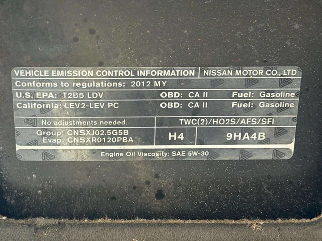 2012 Nissan Altima 4dr Sedan I4 CVT 2.5 SL - 22964300 - 29