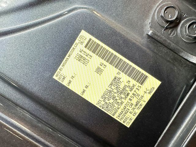 2012 Nissan Maxima 4dr Sedan V6 CVT 3.5 SV - 23091481 - 44