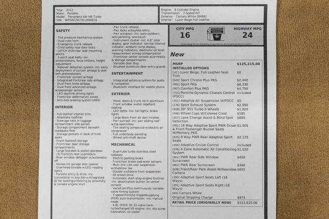 2012 Porsche Panamera Turbo - 22945397 - 49