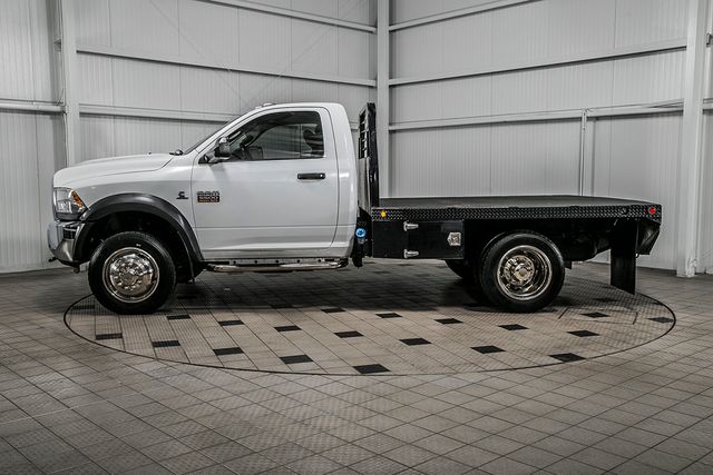 2012 Ram 5500 5500 REG CAB 4X4 * 6.7 CUMMINS * 6 SPEED * 9' BRADFORD FLATBED  - 17192939 - 3