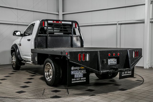 2012 Ram 5500 5500 REG CAB 4X4 * 6.7 CUMMINS * 6 SPEED * 9' BRADFORD FLATBED  - 17192939 - 4