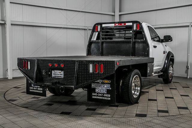 2012 Ram 5500 5500 REG CAB 4X4 * 6.7 CUMMINS * 6 SPEED * 9' BRADFORD FLATBED  - 17192939 - 5