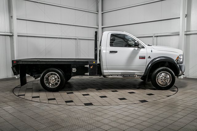 2012 Ram 5500 5500 REG CAB 4X4 * 6.7 CUMMINS * 6 SPEED * 9' BRADFORD FLATBED  - 17192939 - 6