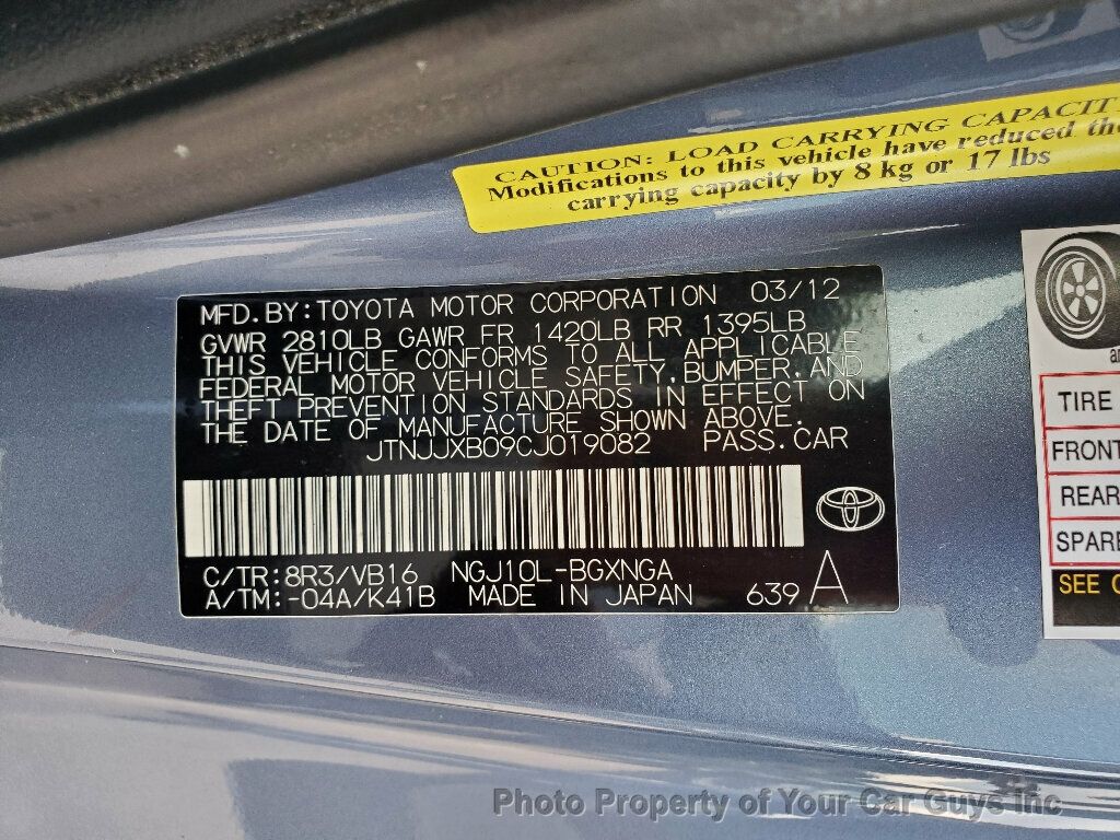 2012 Scion iQ 3dr Hatchback - 22853783 - 22
