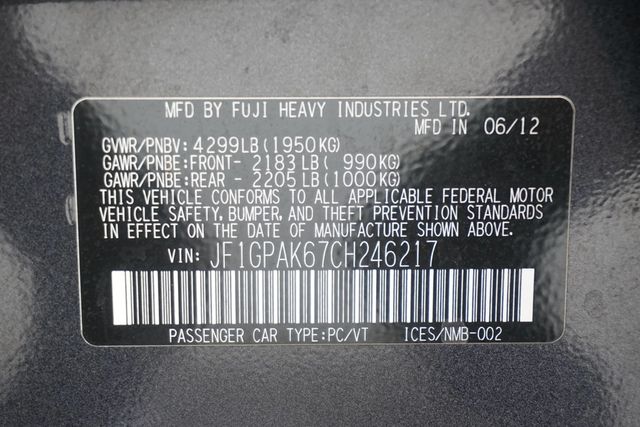 2012 Subaru Impreza Wagon 5dr Automatic 2.0i Limited - 23028156 - 30
