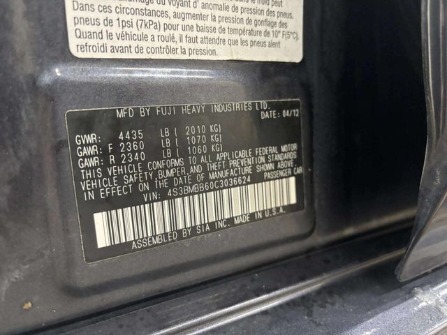 2012 Subaru Legacy 4dr Sedan H4 Automatic 2.5i Premium - 22978234 - 33