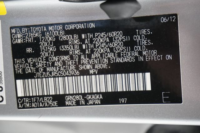 2012 Toyota 4Runner  - 22944360 - 26