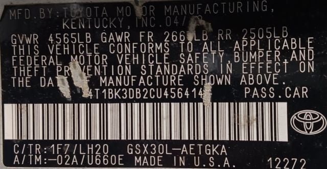 2012 Toyota Avalon Base - 22978048 - 4