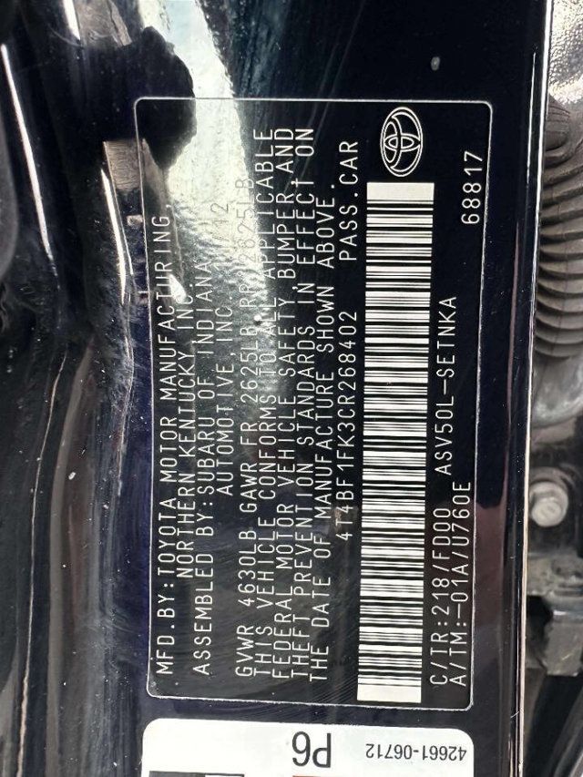 2012 Toyota Camry 4dr Sedan I4 Automatic LE - 22991141 - 31