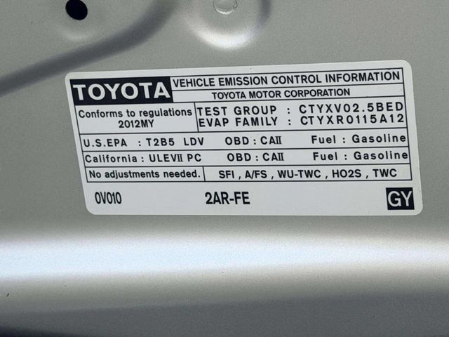 2012 Toyota Camry 4dr Sedan I4 Automatic XLE - 23037729 - 12