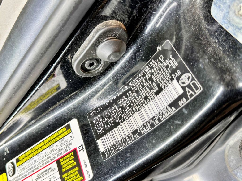 2012 Toyota Corolla 4dr Sedan Automatic LE - 23027476 - 37