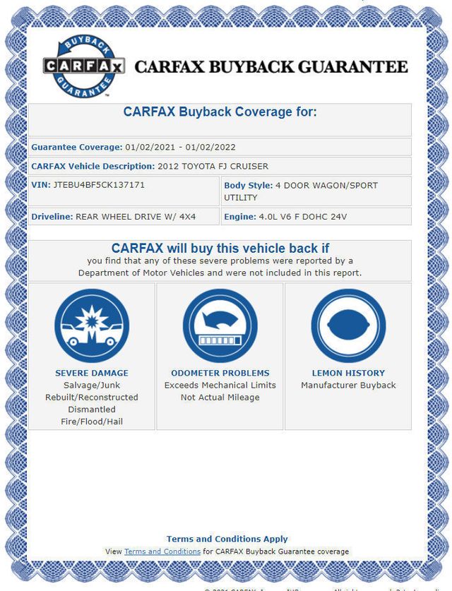 2012 Toyota FJ Cruiser TRD Trail Teams - 20502412 - 55